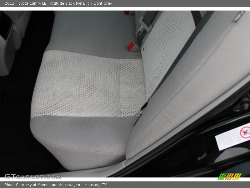 Attitude Black Metallic / Light Gray 2012 Toyota Camry LE