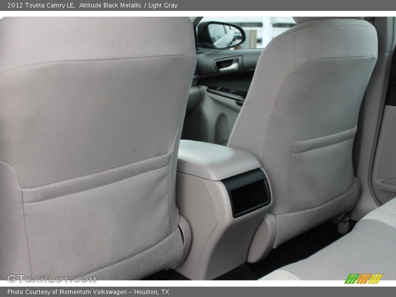 Attitude Black Metallic / Light Gray 2012 Toyota Camry LE