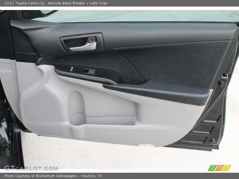Attitude Black Metallic / Light Gray 2012 Toyota Camry LE