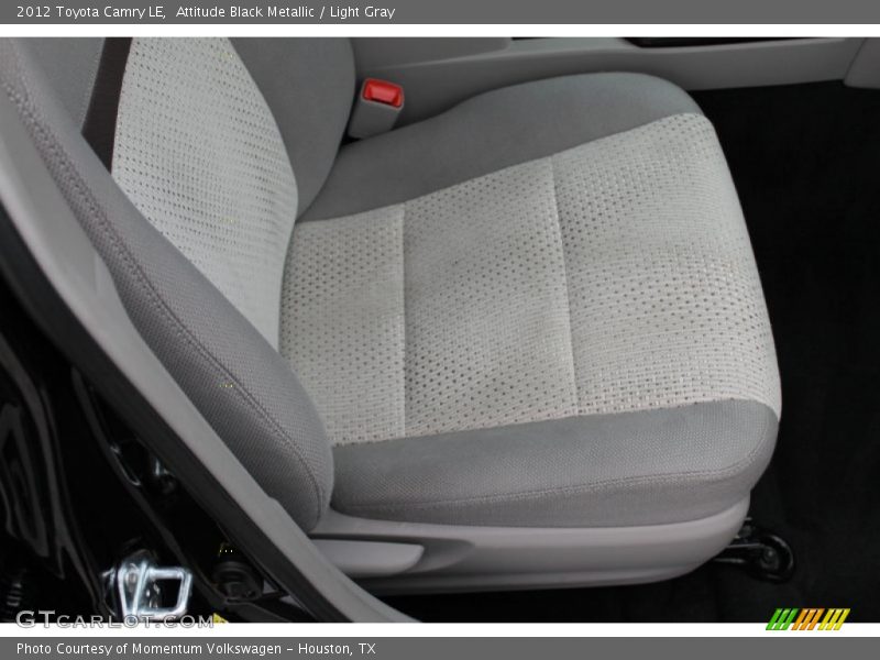 Attitude Black Metallic / Light Gray 2012 Toyota Camry LE