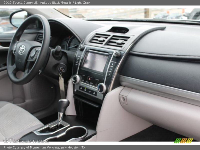 Attitude Black Metallic / Light Gray 2012 Toyota Camry LE