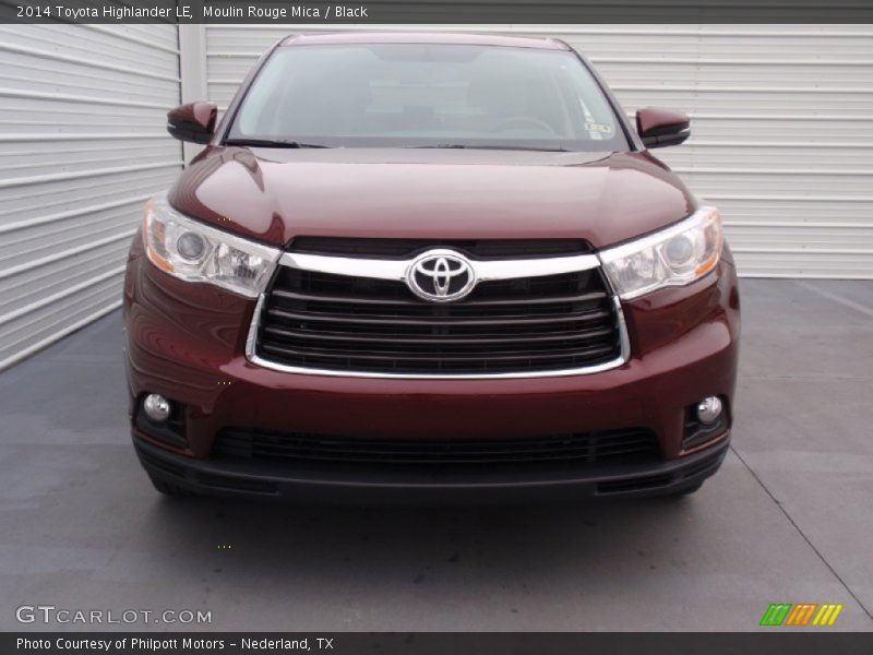 Moulin Rouge Mica / Black 2014 Toyota Highlander LE