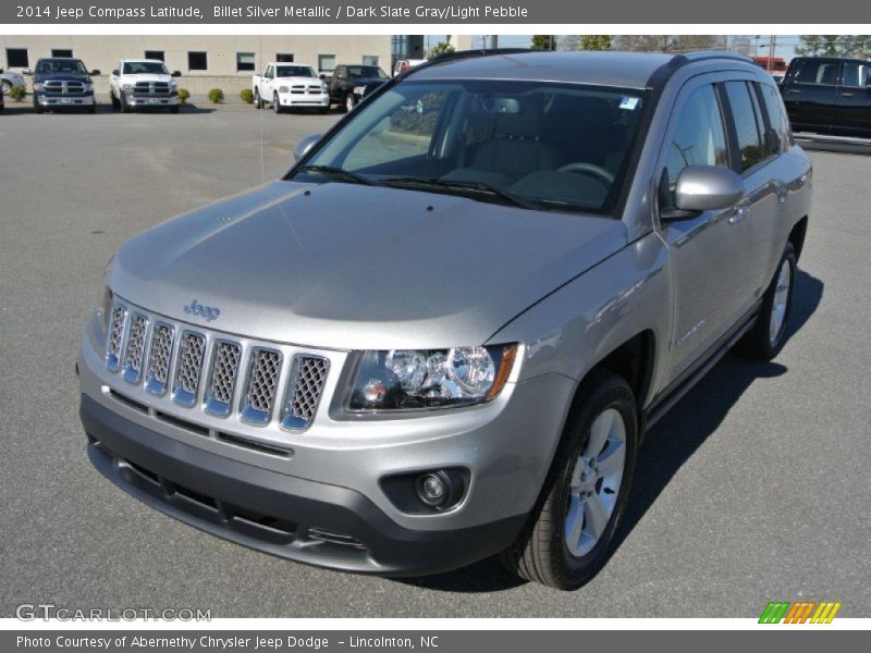Billet Silver Metallic / Dark Slate Gray/Light Pebble 2014 Jeep Compass Latitude