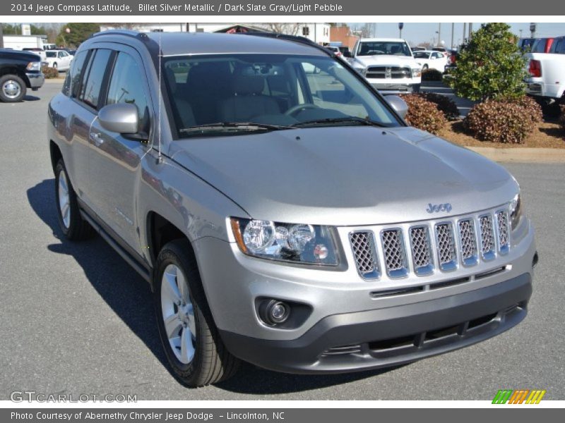 Billet Silver Metallic / Dark Slate Gray/Light Pebble 2014 Jeep Compass Latitude