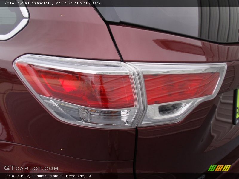 Moulin Rouge Mica / Black 2014 Toyota Highlander LE