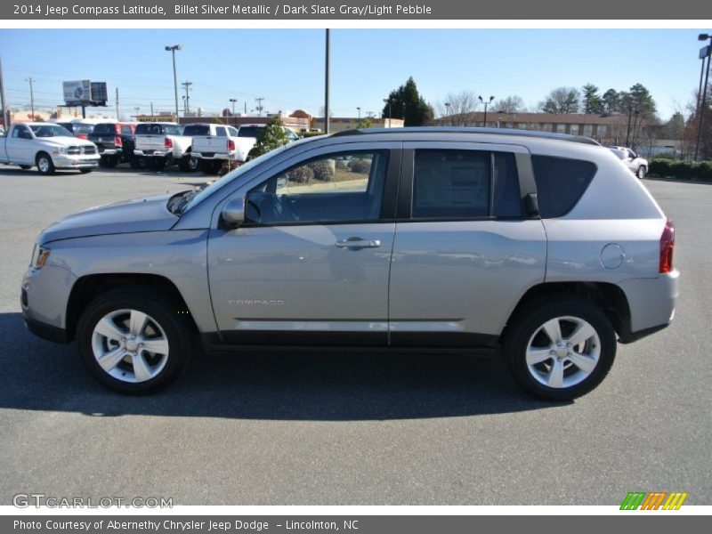 Billet Silver Metallic / Dark Slate Gray/Light Pebble 2014 Jeep Compass Latitude