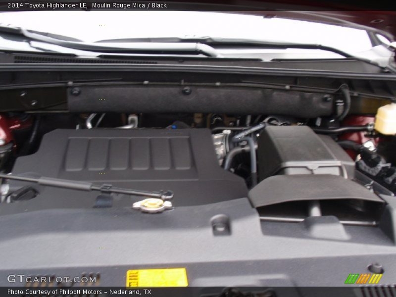 Moulin Rouge Mica / Black 2014 Toyota Highlander LE