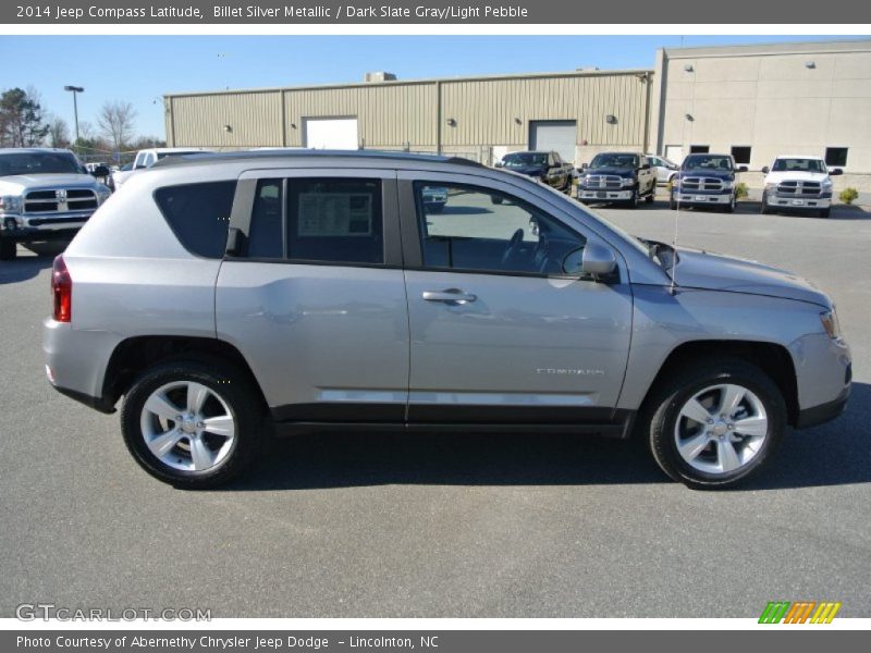 Billet Silver Metallic / Dark Slate Gray/Light Pebble 2014 Jeep Compass Latitude