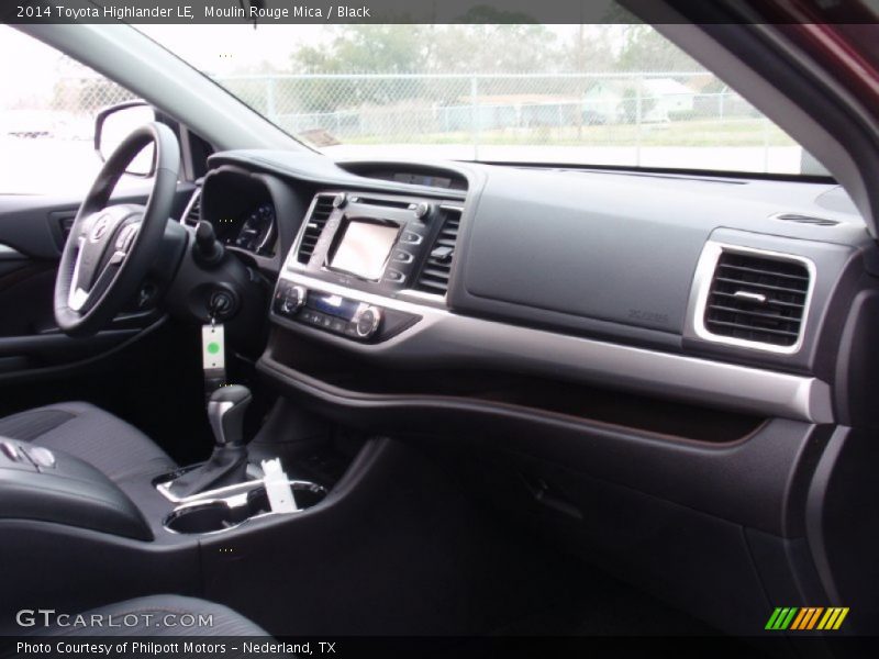 Moulin Rouge Mica / Black 2014 Toyota Highlander LE