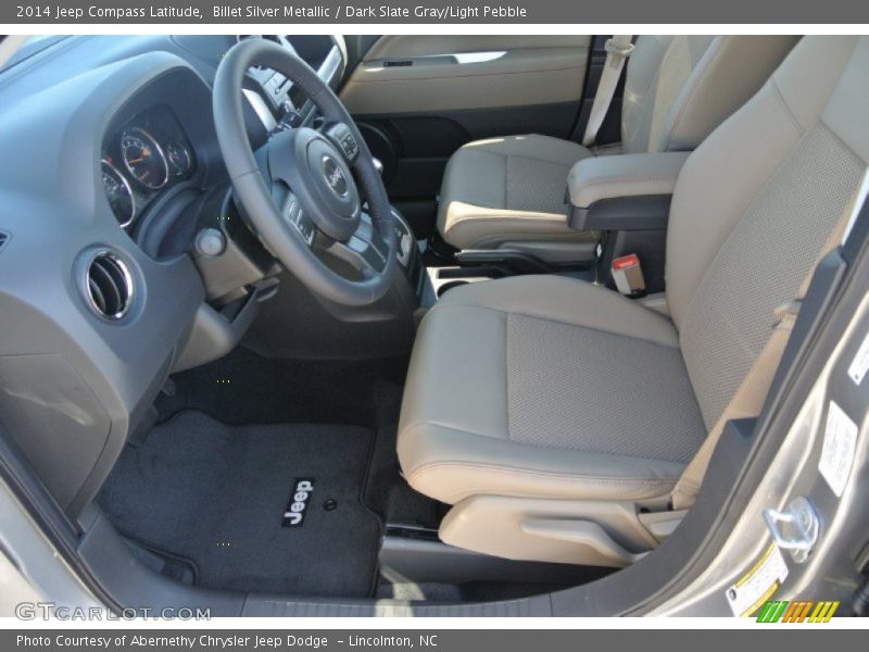Billet Silver Metallic / Dark Slate Gray/Light Pebble 2014 Jeep Compass Latitude