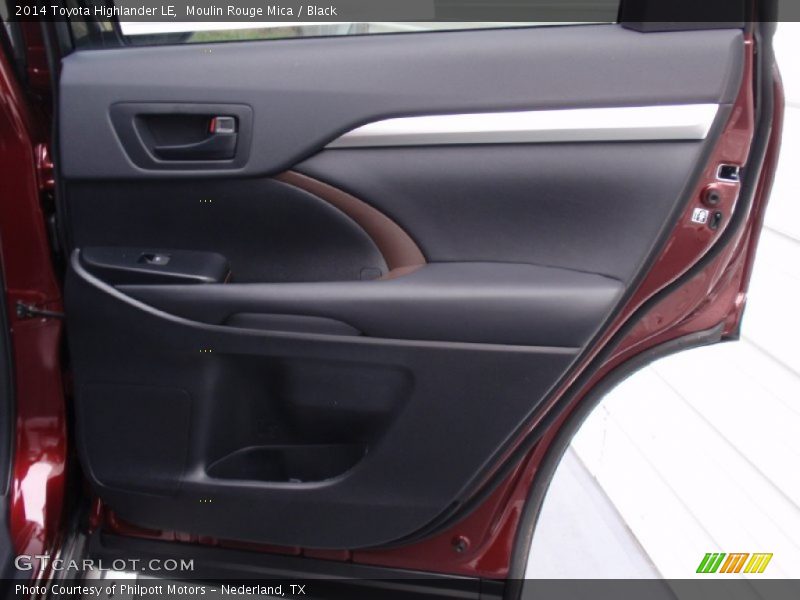 Moulin Rouge Mica / Black 2014 Toyota Highlander LE