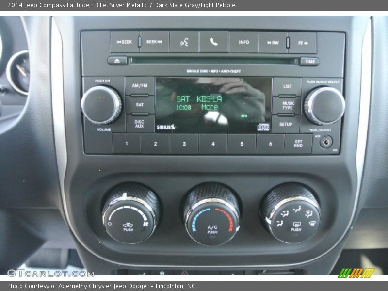 Billet Silver Metallic / Dark Slate Gray/Light Pebble 2014 Jeep Compass Latitude
