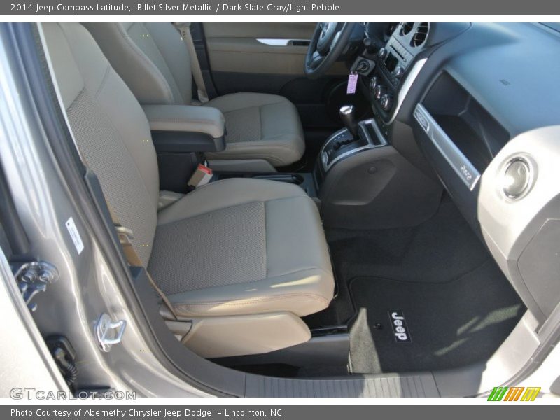 Billet Silver Metallic / Dark Slate Gray/Light Pebble 2014 Jeep Compass Latitude