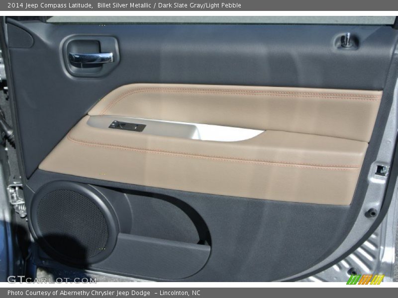 Billet Silver Metallic / Dark Slate Gray/Light Pebble 2014 Jeep Compass Latitude