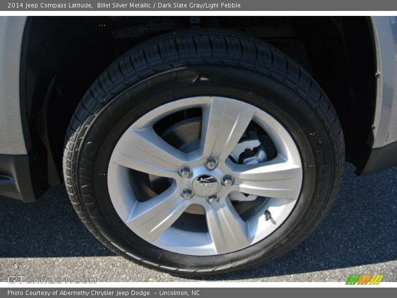 Billet Silver Metallic / Dark Slate Gray/Light Pebble 2014 Jeep Compass Latitude