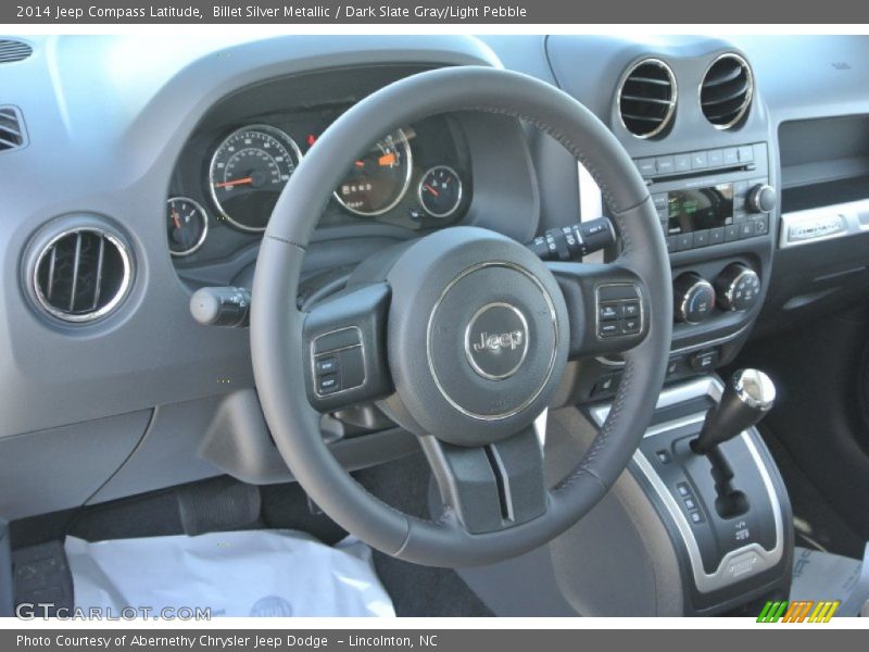 Billet Silver Metallic / Dark Slate Gray/Light Pebble 2014 Jeep Compass Latitude