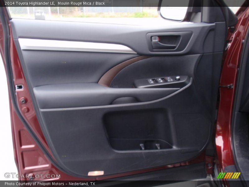 Moulin Rouge Mica / Black 2014 Toyota Highlander LE