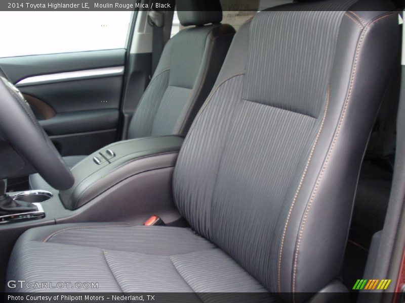 Moulin Rouge Mica / Black 2014 Toyota Highlander LE