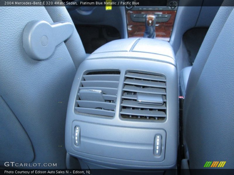 Platinum Blue Metallic / Pacific Blue 2004 Mercedes-Benz E 320 4Matic Sedan
