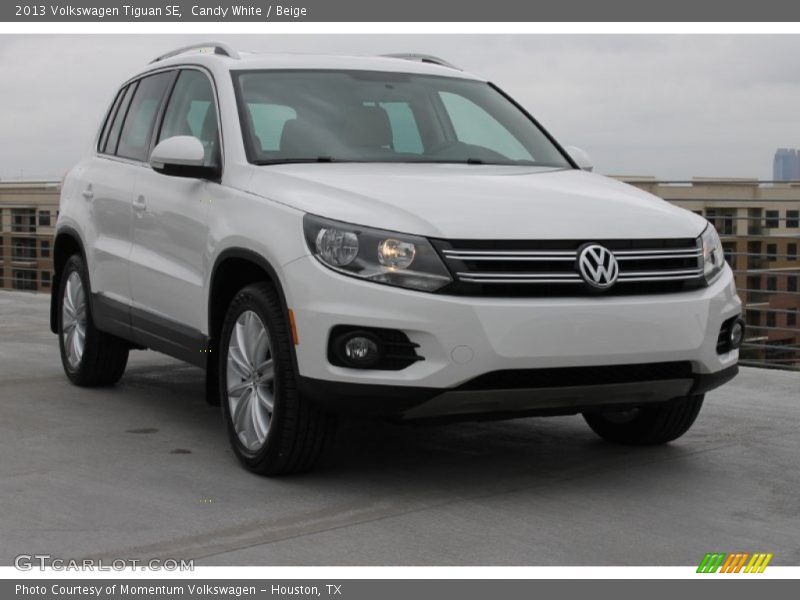 Candy White / Beige 2013 Volkswagen Tiguan SE