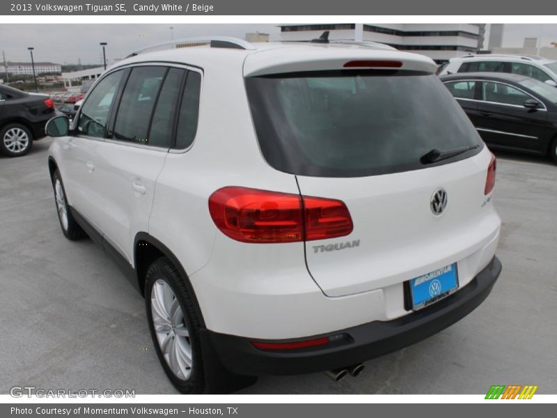 Candy White / Beige 2013 Volkswagen Tiguan SE