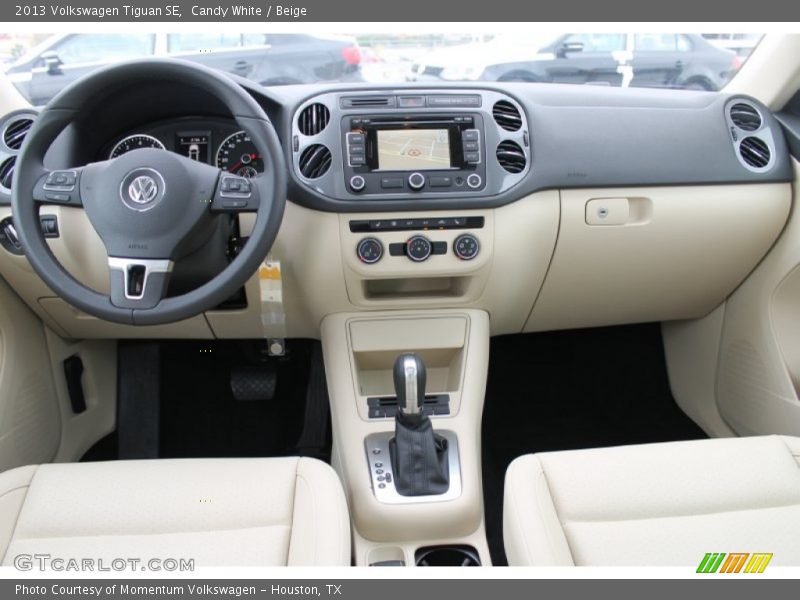 Candy White / Beige 2013 Volkswagen Tiguan SE