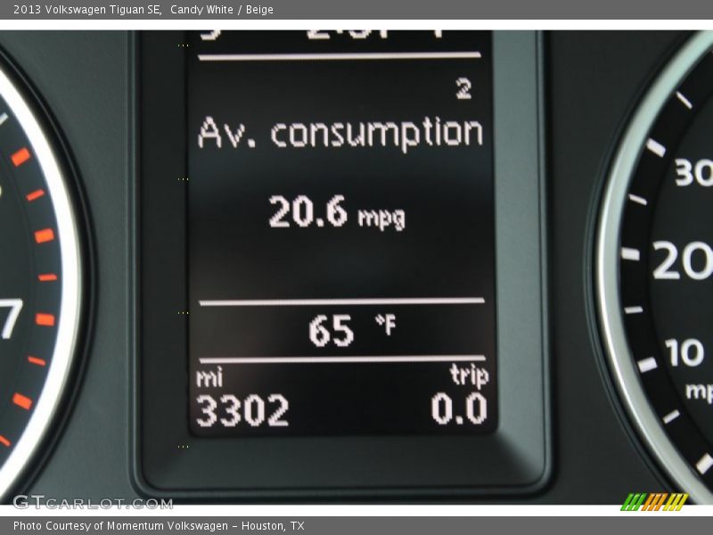 Candy White / Beige 2013 Volkswagen Tiguan SE