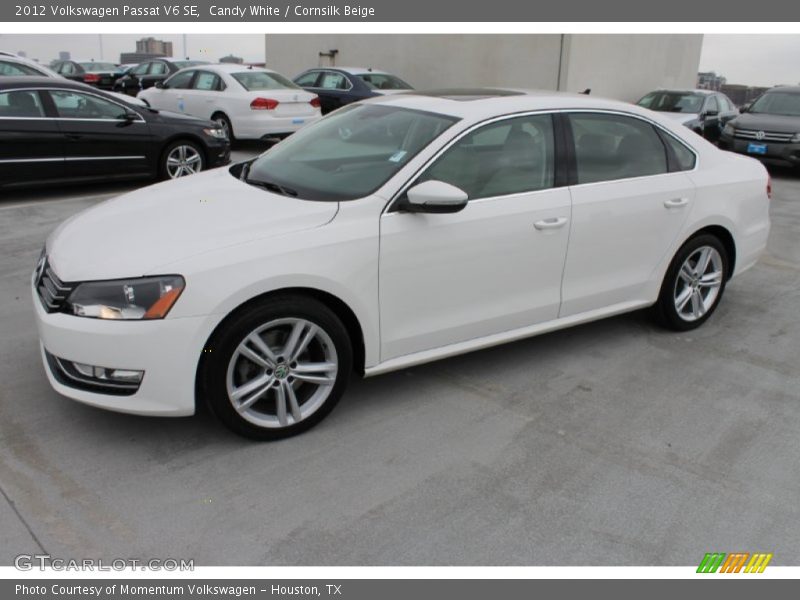 Candy White / Cornsilk Beige 2012 Volkswagen Passat V6 SE