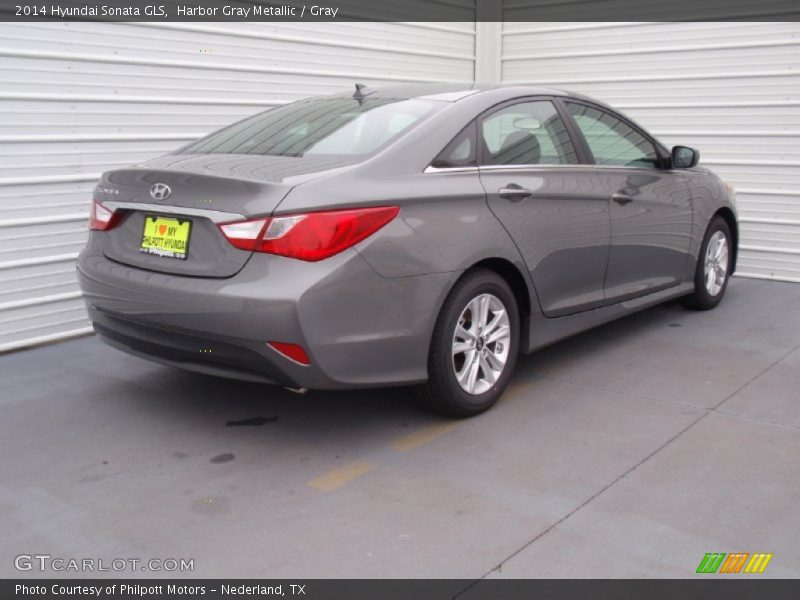 Harbor Gray Metallic / Gray 2014 Hyundai Sonata GLS