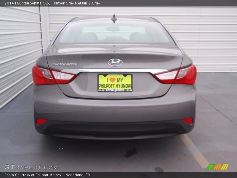 Harbor Gray Metallic / Gray 2014 Hyundai Sonata GLS