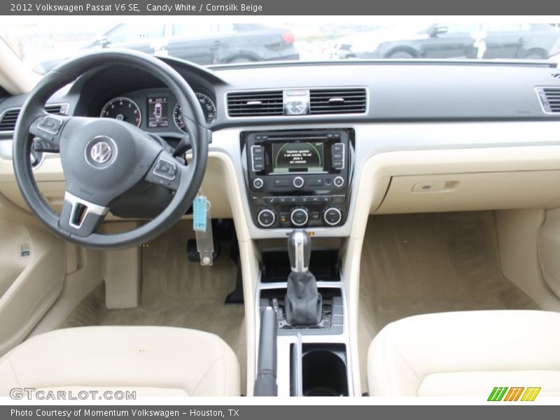 Candy White / Cornsilk Beige 2012 Volkswagen Passat V6 SE