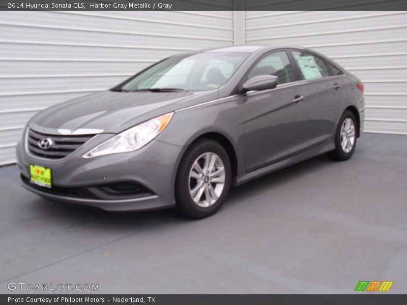 Harbor Gray Metallic / Gray 2014 Hyundai Sonata GLS