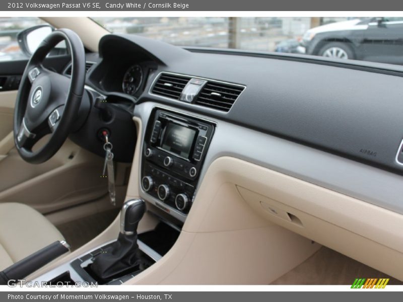 Candy White / Cornsilk Beige 2012 Volkswagen Passat V6 SE
