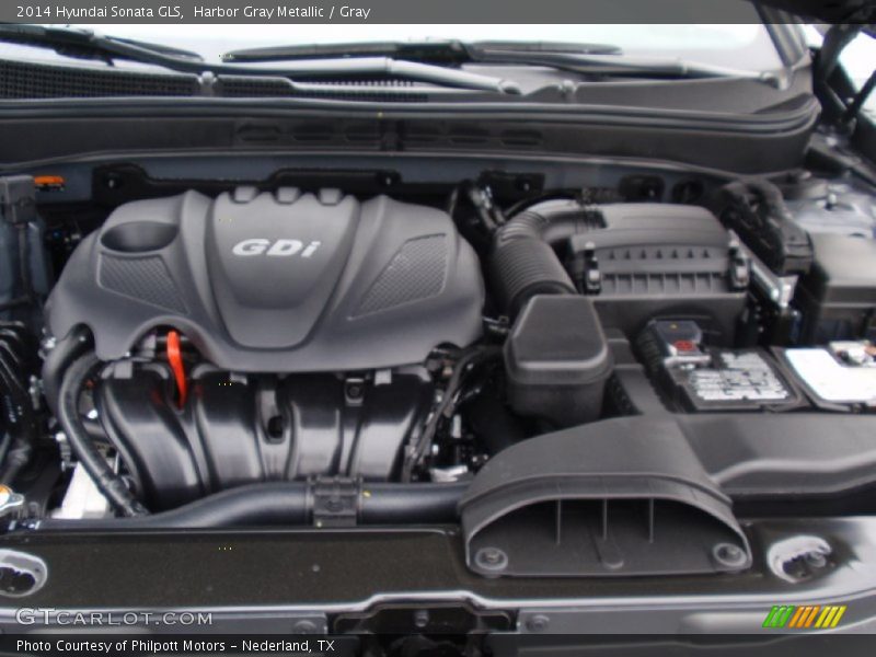 Harbor Gray Metallic / Gray 2014 Hyundai Sonata GLS
