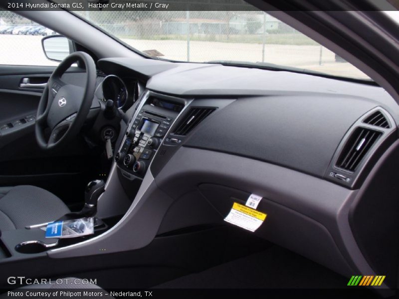Harbor Gray Metallic / Gray 2014 Hyundai Sonata GLS