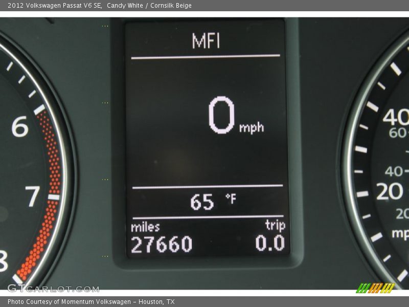 Candy White / Cornsilk Beige 2012 Volkswagen Passat V6 SE