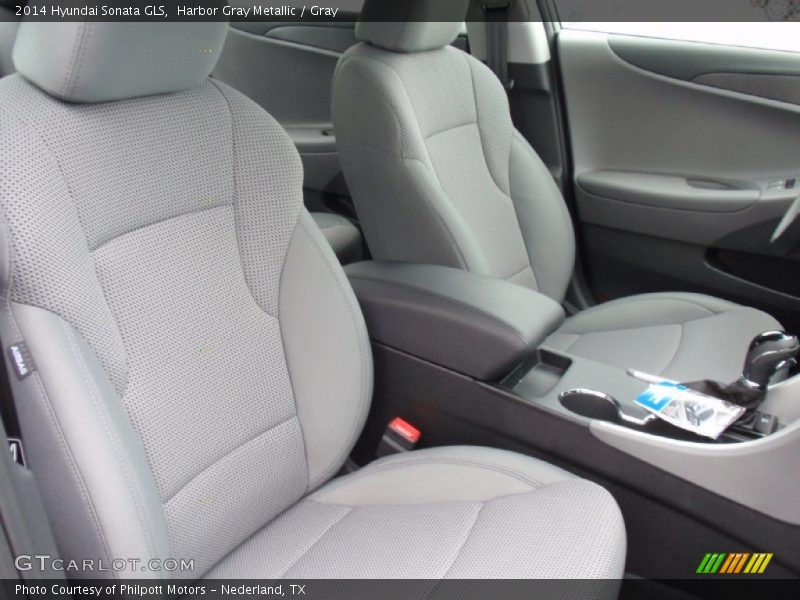 Harbor Gray Metallic / Gray 2014 Hyundai Sonata GLS