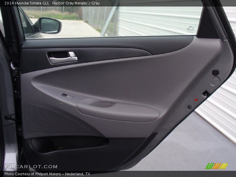 Harbor Gray Metallic / Gray 2014 Hyundai Sonata GLS
