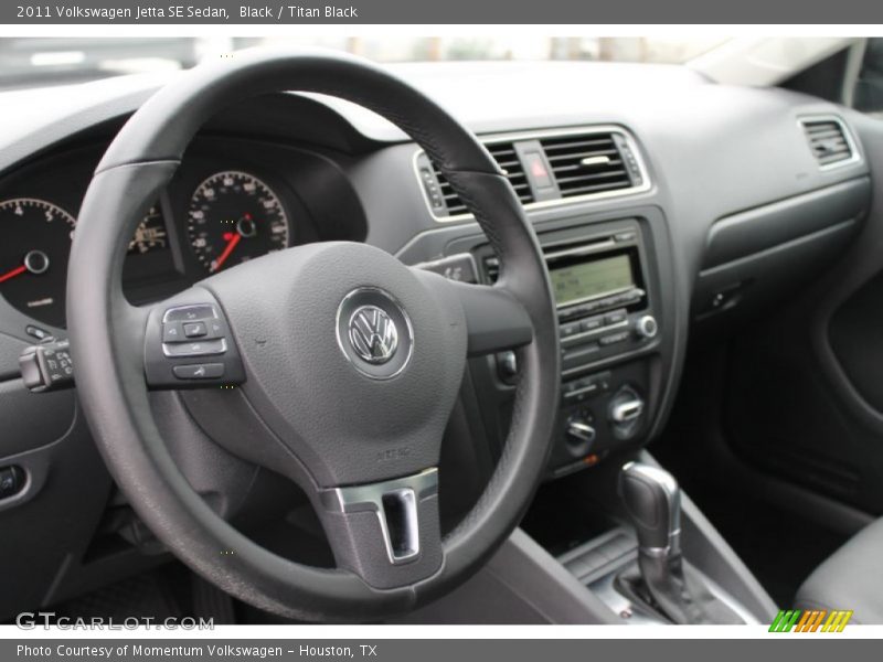 Black / Titan Black 2011 Volkswagen Jetta SE Sedan