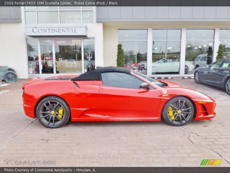 Rosso Corsa (Red) / Black 2009 Ferrari F430 16M Scuderia Spider