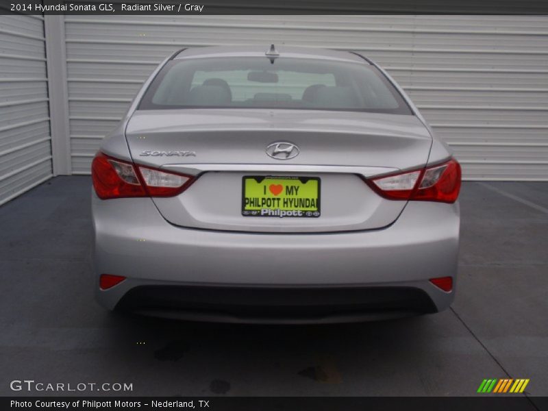 Radiant Silver / Gray 2014 Hyundai Sonata GLS