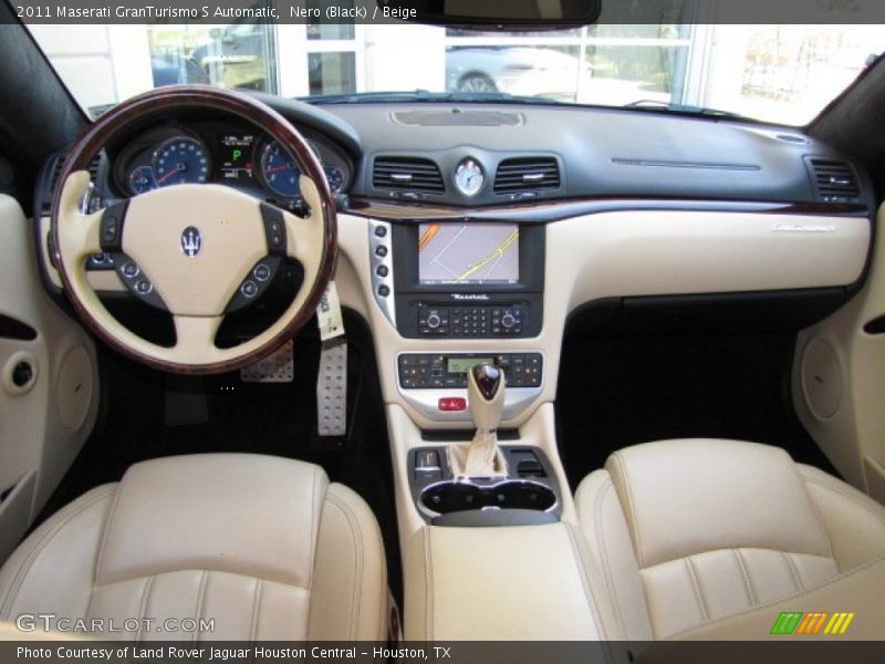 Nero (Black) / Beige 2011 Maserati GranTurismo S Automatic