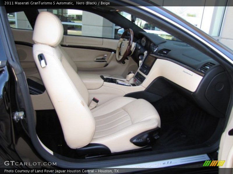 Nero (Black) / Beige 2011 Maserati GranTurismo S Automatic