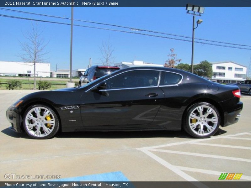 Nero (Black) / Beige 2011 Maserati GranTurismo S Automatic