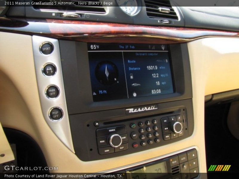 Nero (Black) / Beige 2011 Maserati GranTurismo S Automatic