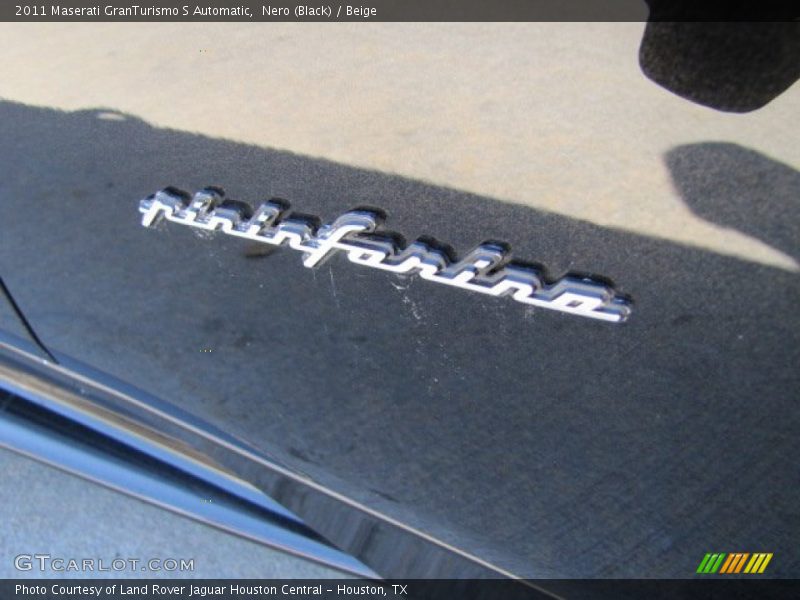Nero (Black) / Beige 2011 Maserati GranTurismo S Automatic