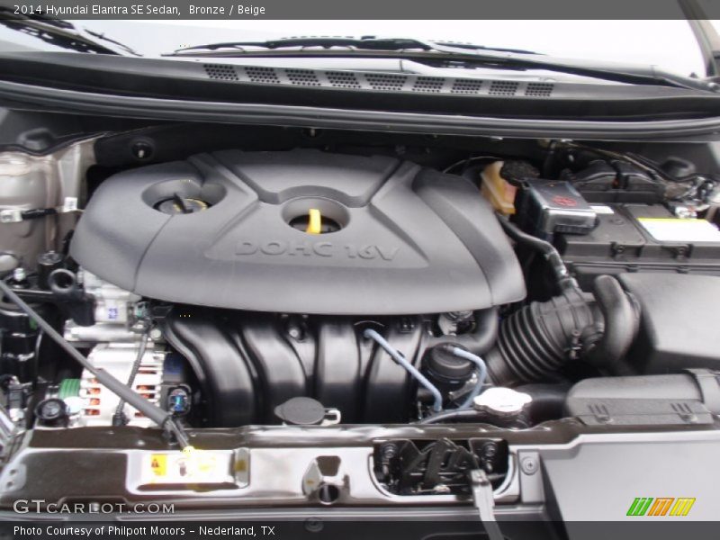 Bronze / Beige 2014 Hyundai Elantra SE Sedan