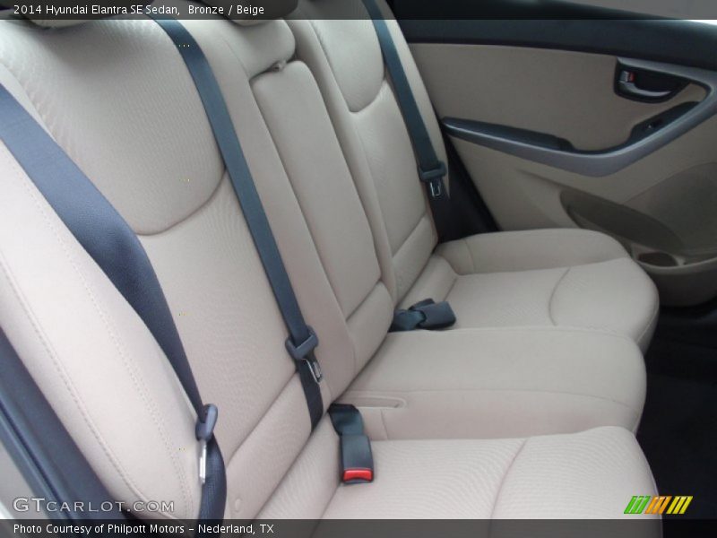 Bronze / Beige 2014 Hyundai Elantra SE Sedan