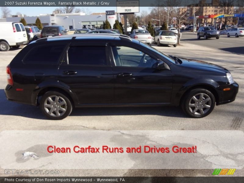 Fantasy Black Metallic / Grey 2007 Suzuki Forenza Wagon