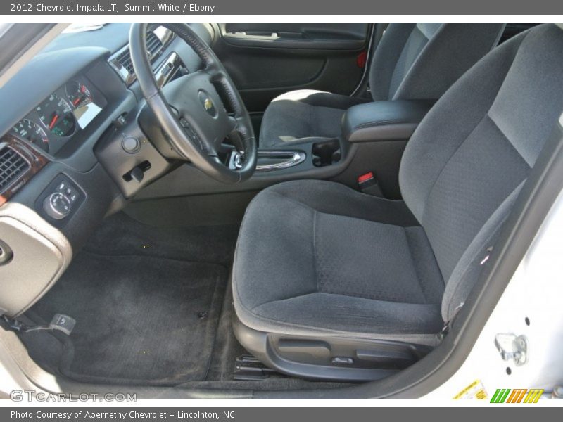Summit White / Ebony 2012 Chevrolet Impala LT